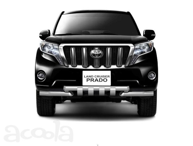 Защита переднего бампера двойная TOYOTA PRADO 150