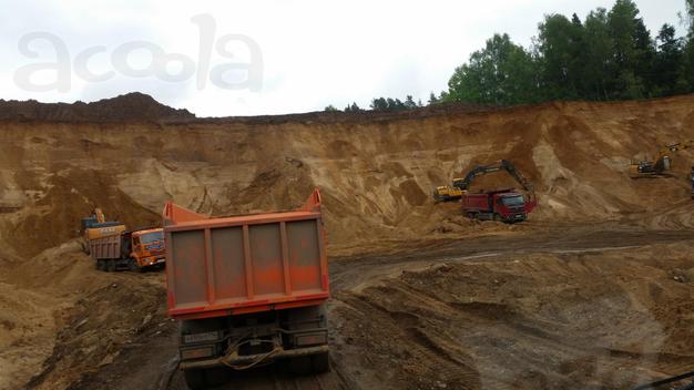 Требуются самосвалы на перевозку песка с бортниково в химки 370 руб.куб.