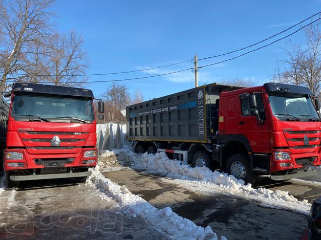 Предлагаю оказать услуги по перевозке сыпучих грузов, Самосвалы ХОВО грузоподъёмность 40 тонн 35 м3,